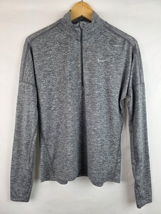 Nike Tops - Nike Running Dri-Fit Womens Shirt Size Small 1/4 Zip Thumb Holes Activewear Top